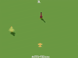 Sky Jinks title screen for Atari 2600